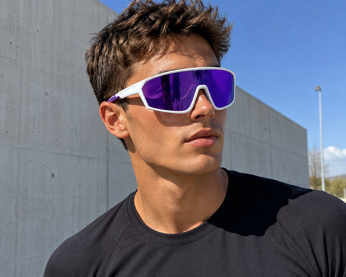 Kräg Violet Pro — White / Purple Mirror
