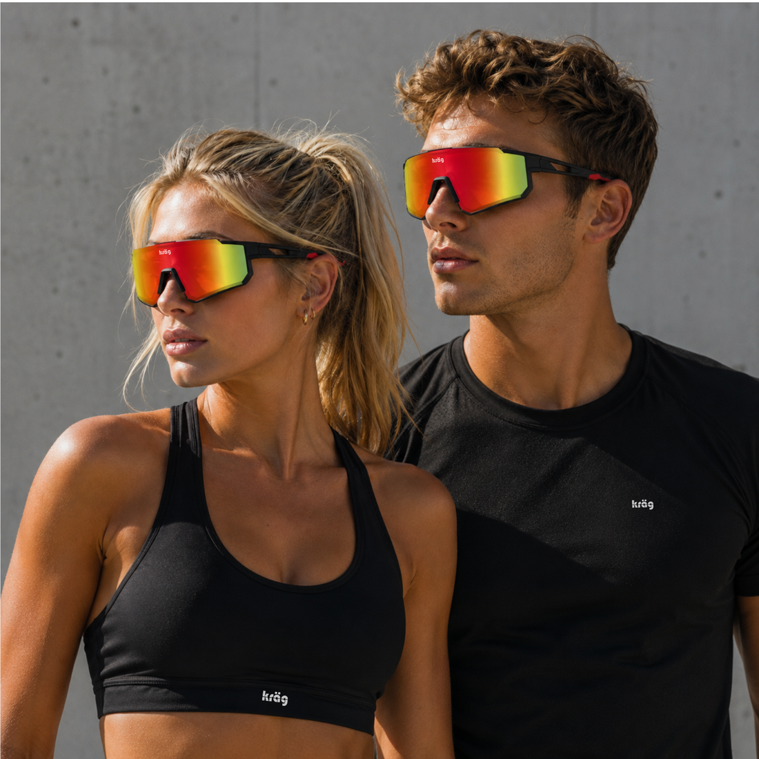 Kräg Inferno Pro — Black / Red Mirror