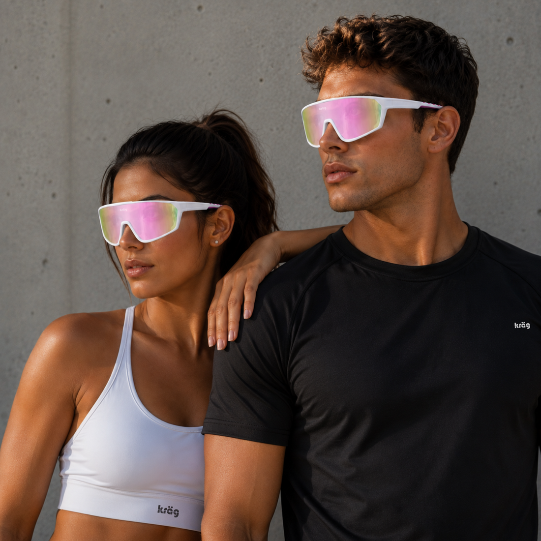 Kräg Sakura Pro — White / Pink Gold Mirror