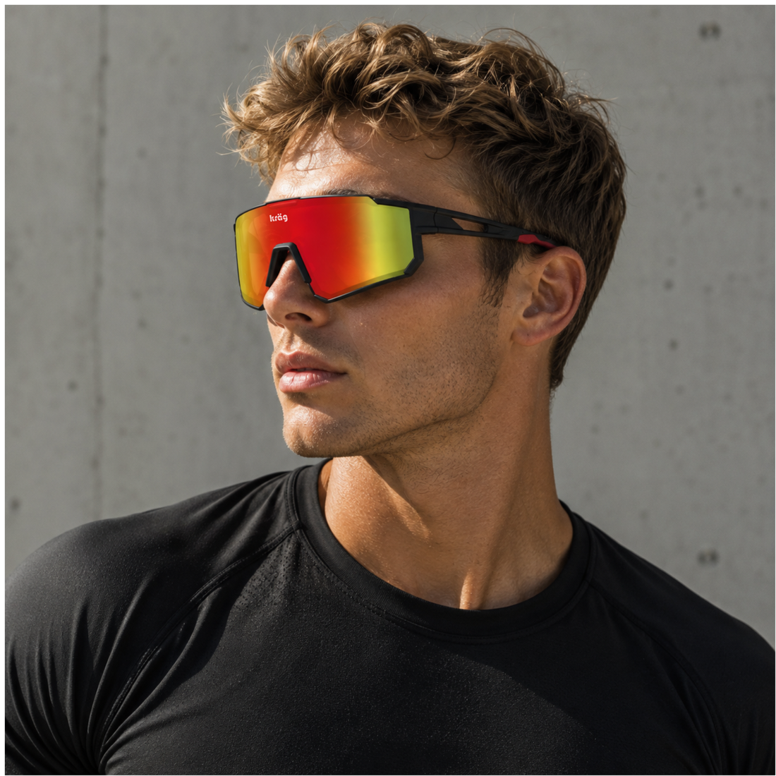 Kräg Inferno Pro — Black / Red Mirror