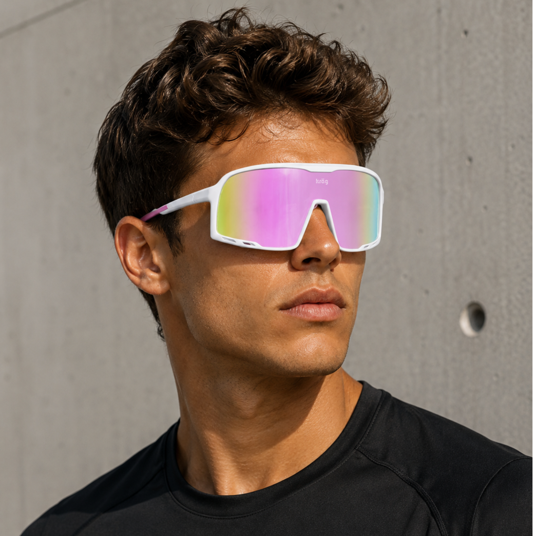 Kräg Aurora Pro — White / Pink Mirror